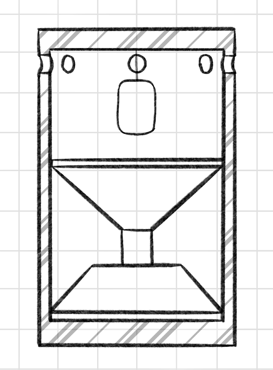 Initial beetle trap concept drawing
