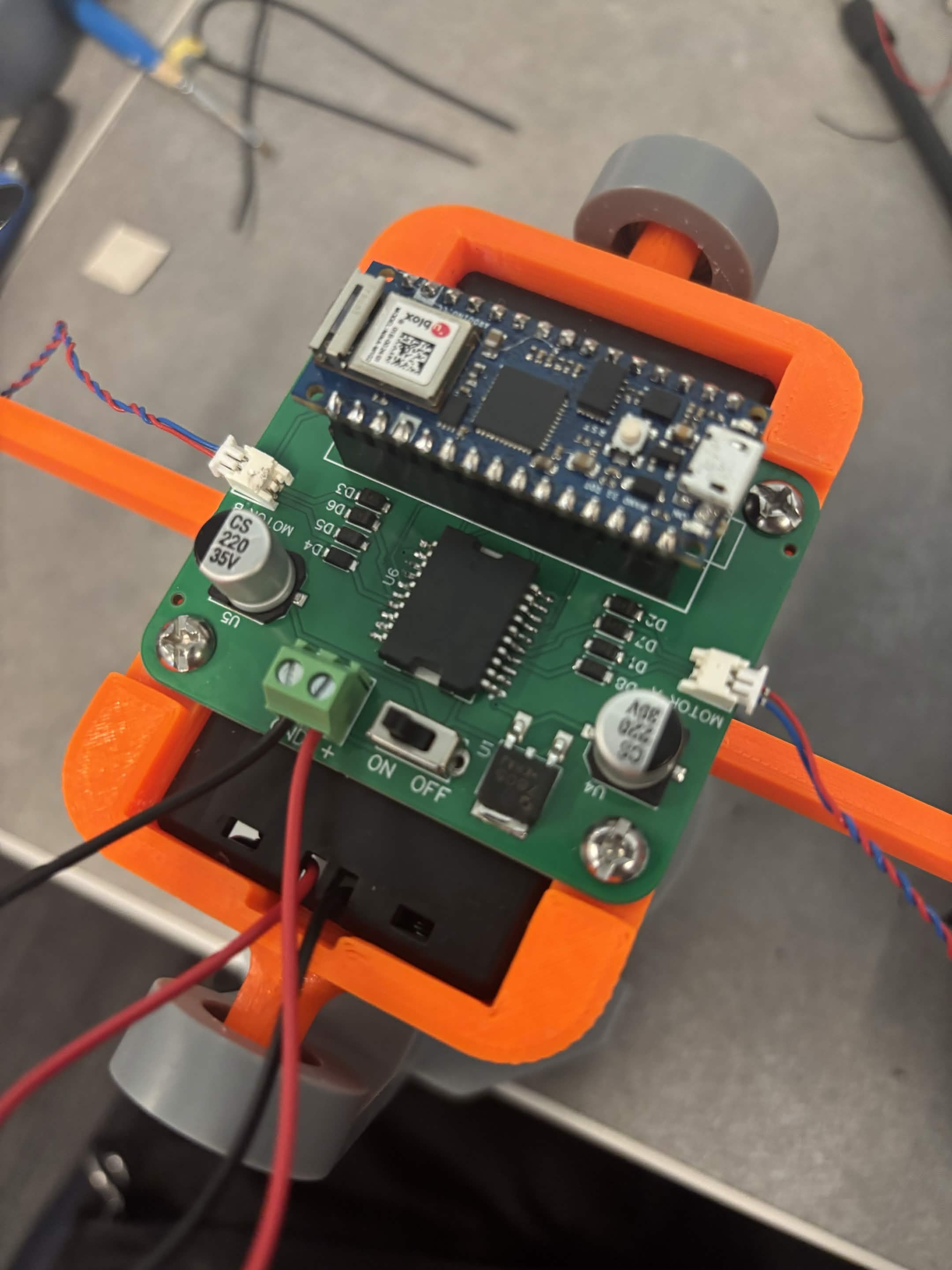 Bicopter motor assembly