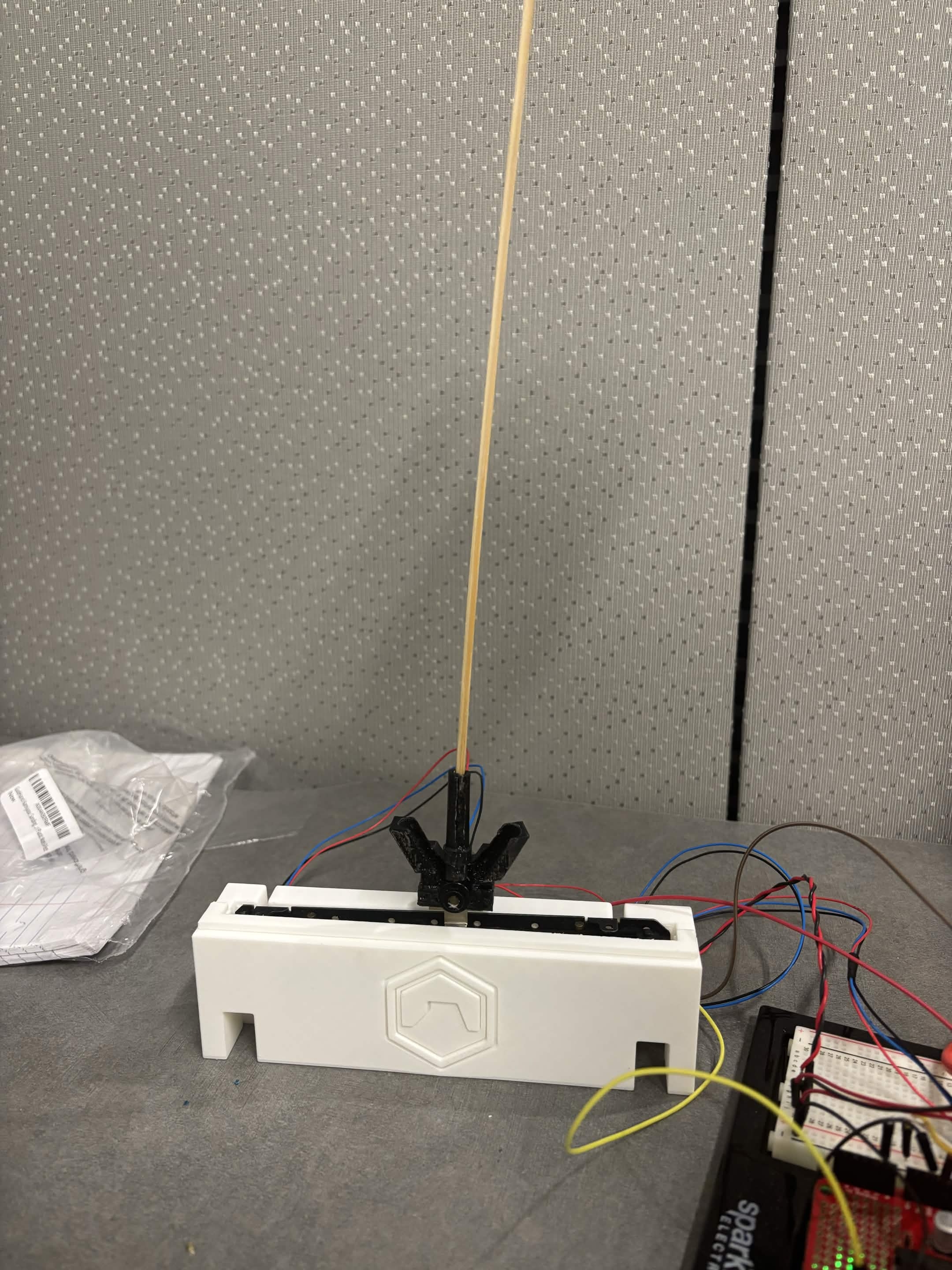 Early inverted pendulum enclosure prototype