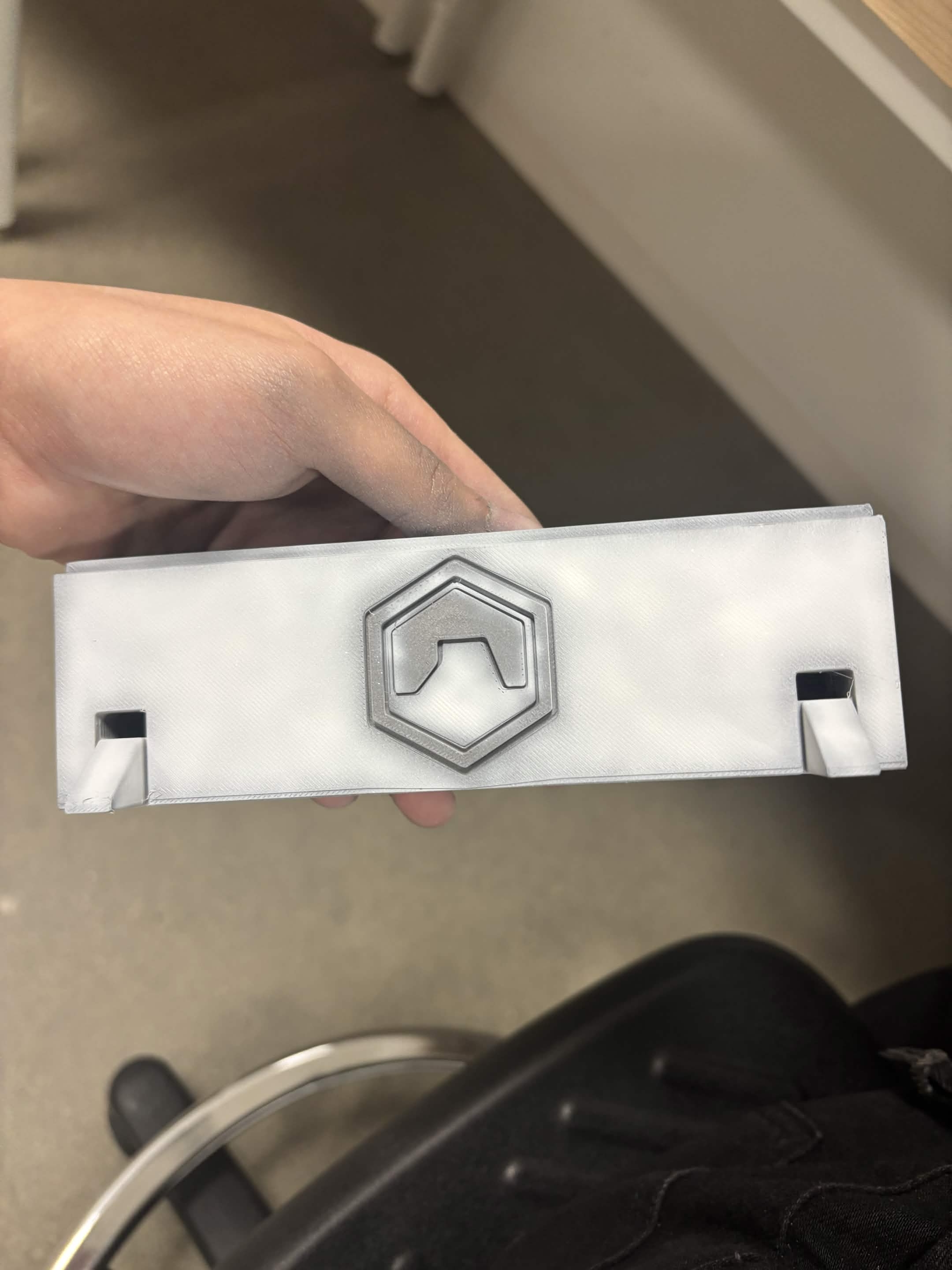 Primer and airbrushing applied to the pendulum enclosure