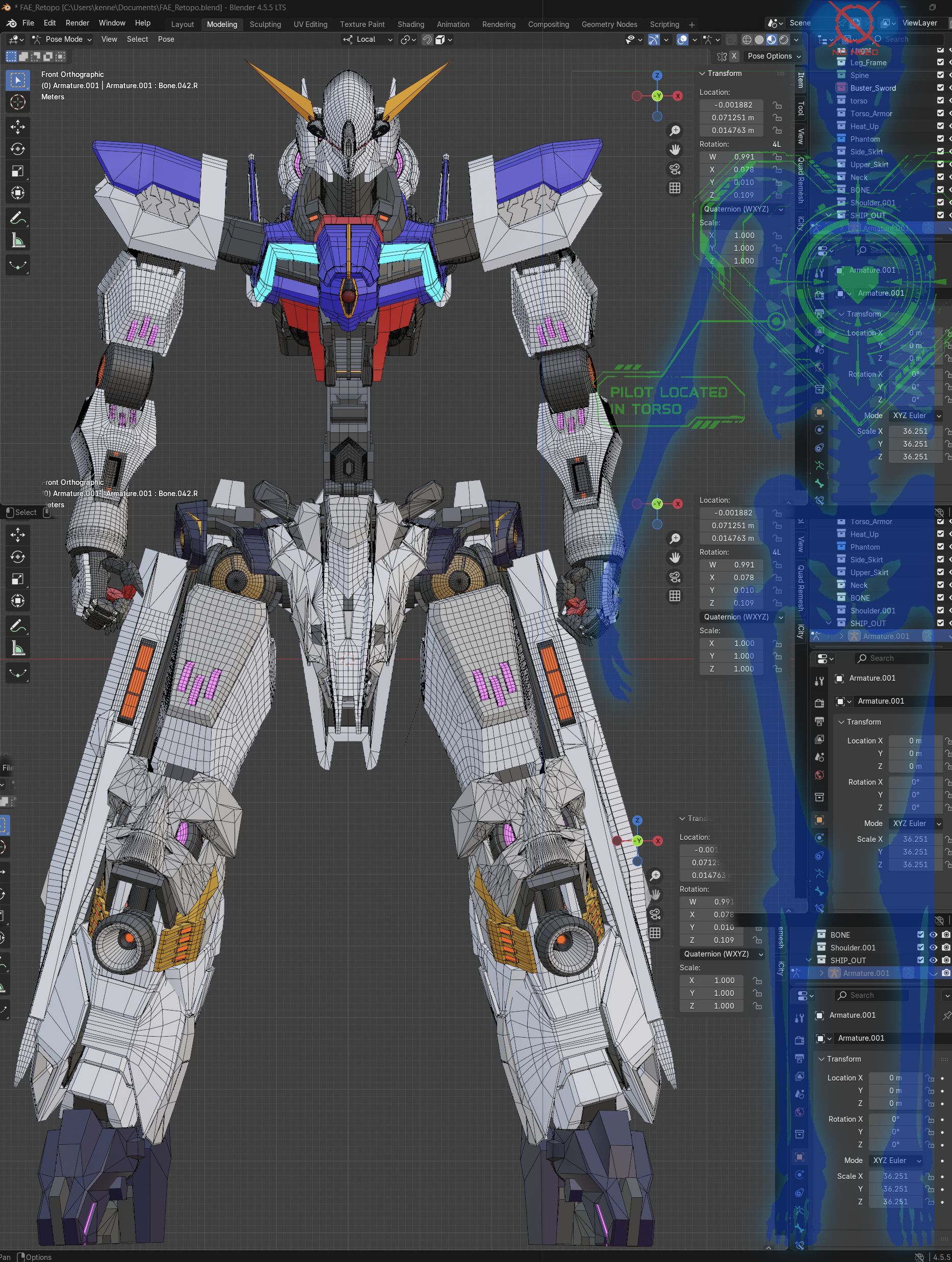 Faelestial Gundam workspace