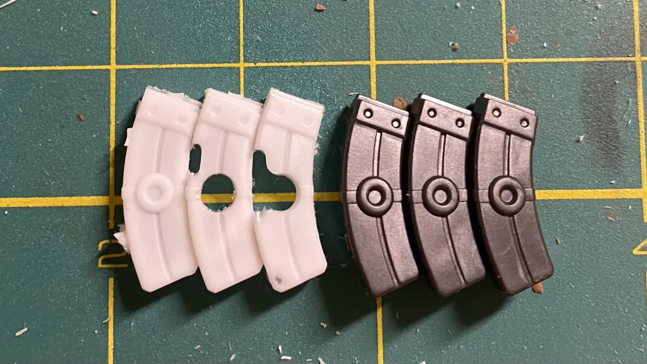 Failed resin casting