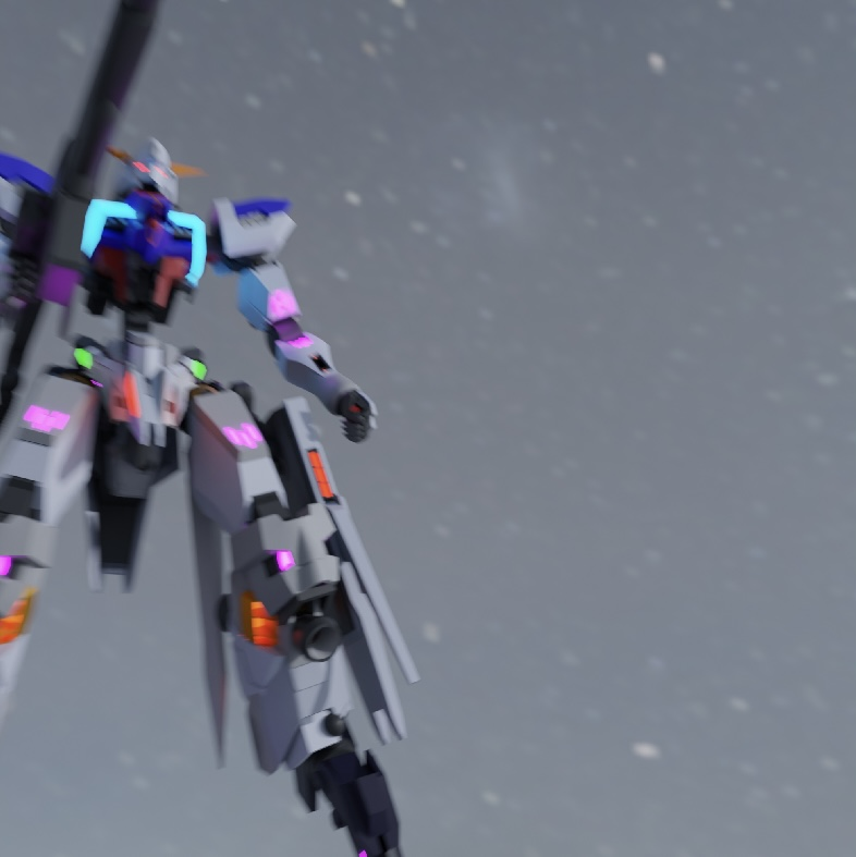 Faelestial Gundam aerial render